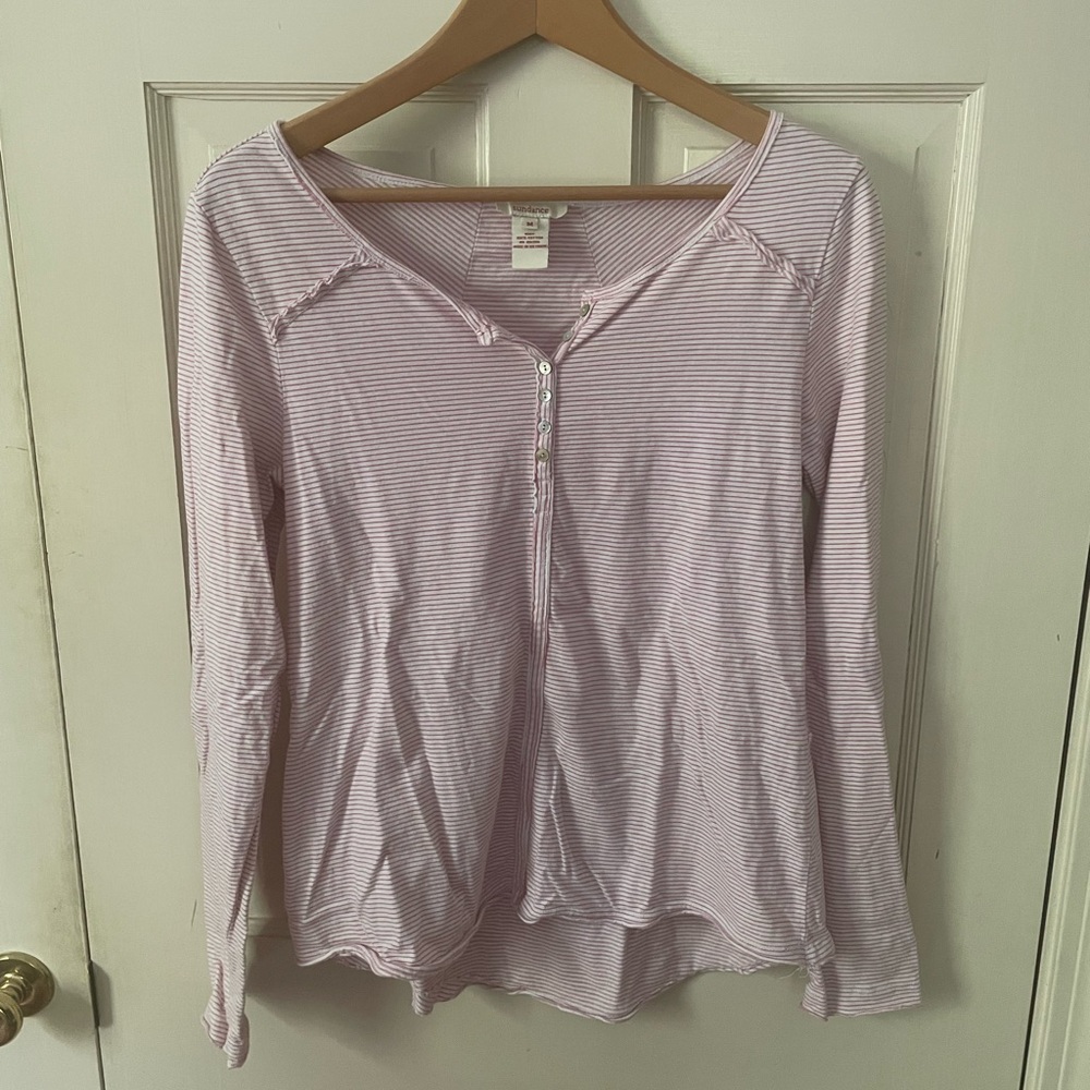 Sundance Red & White Striped Top